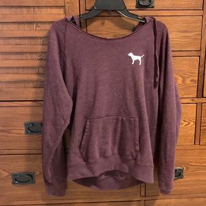 Maroon PINK hoodie